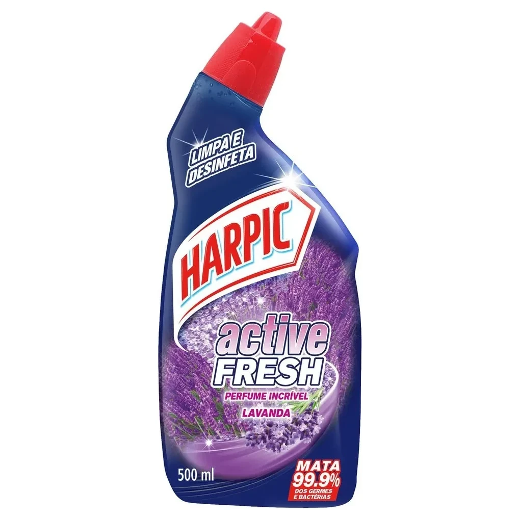 Limpador Wc Lavanda Harpic Frasco 500ml