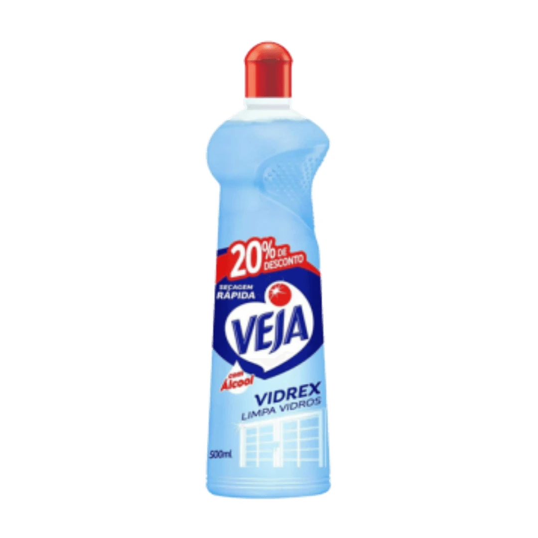 Limpa Vidro Vidrex Cristal Veja Pulv 500ml