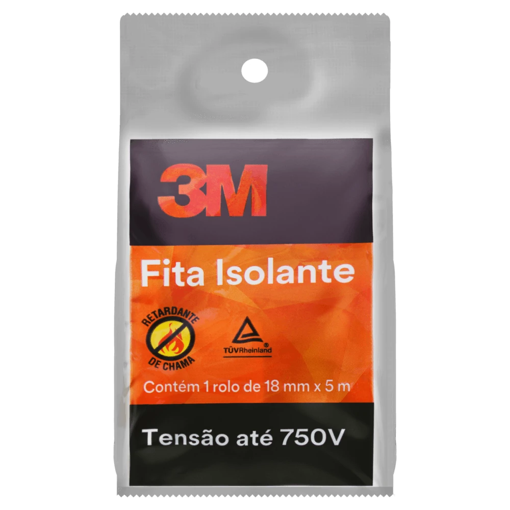 Fita Isolante 18mm 3m Rolo