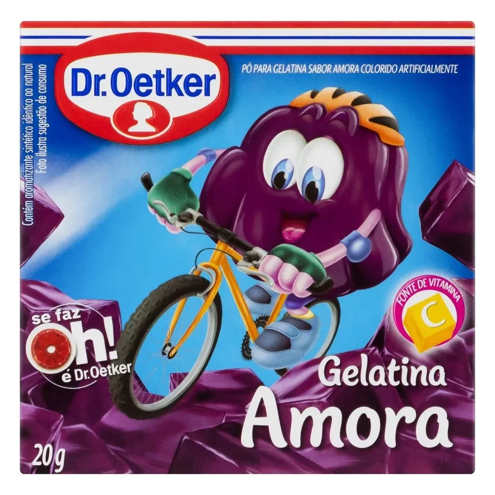 Gelatina Pó Amora Dr Oetker Caixa 20g