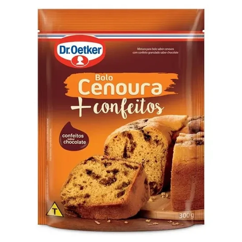 Mistura Bolo Cenoura Dr Oetker Pacote 300g