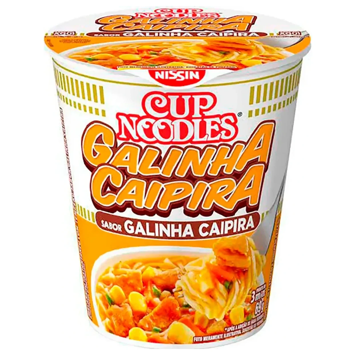 Macarrão Instantaneo Cup Noodles Galinha Caipira Nissin 67g