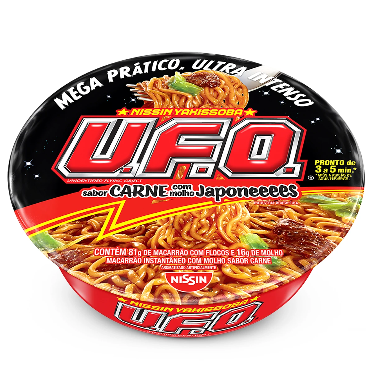 Macarrão Instantaneo Ufo Carne Nissin 81g