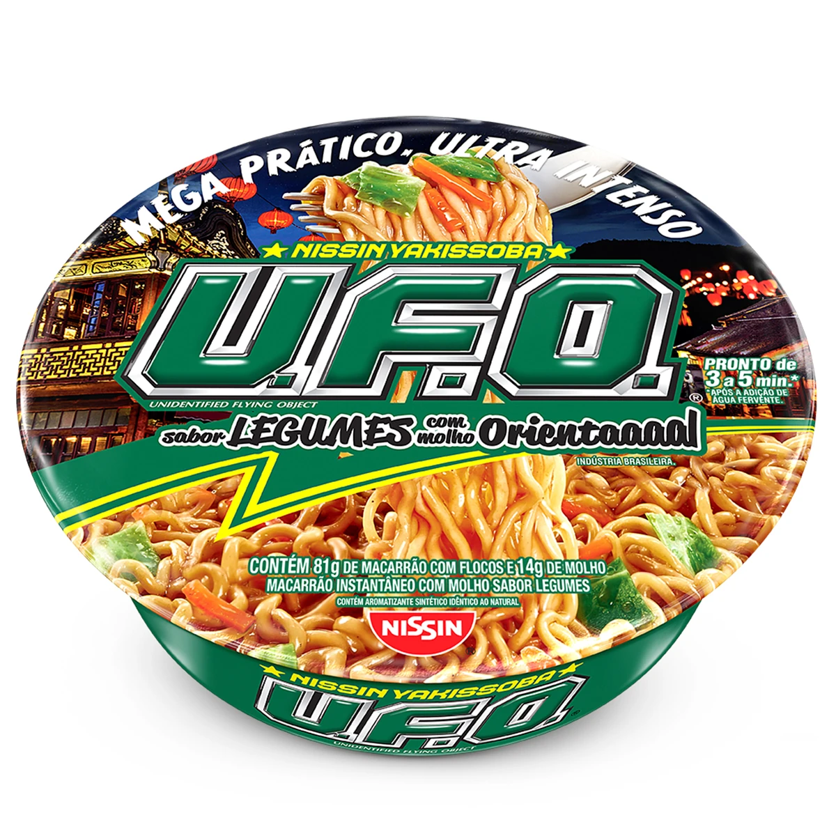 Macarrão Instantaneo Ufo Legumes Nissin 81g