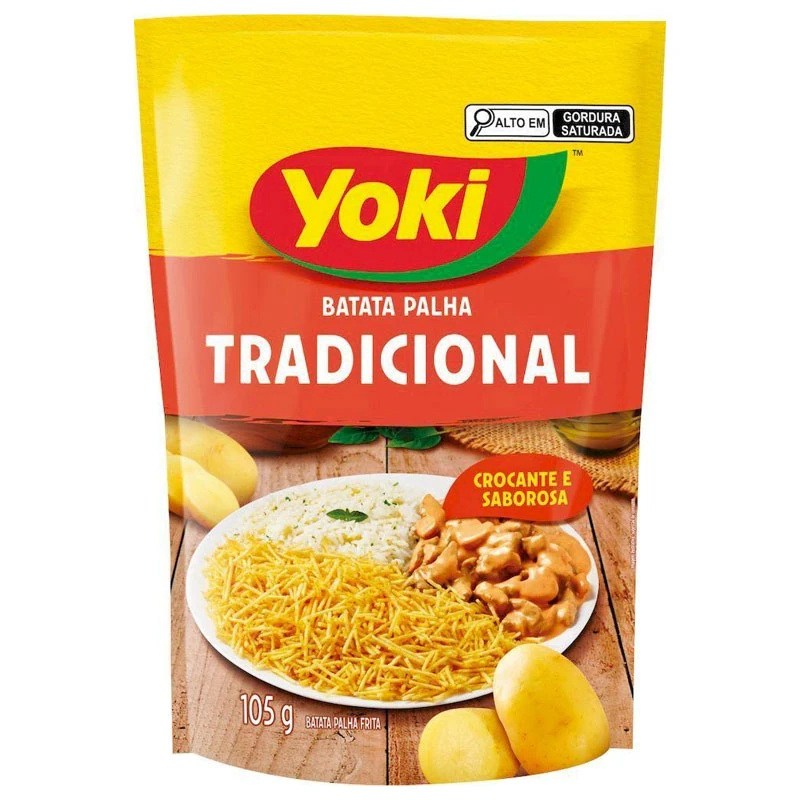 Batata Palha Tradicional Yoki Pacote 105g