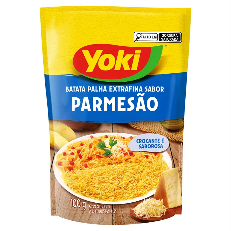 Batata Palha Extra Fina Parmesão Yoki Pacote 100g