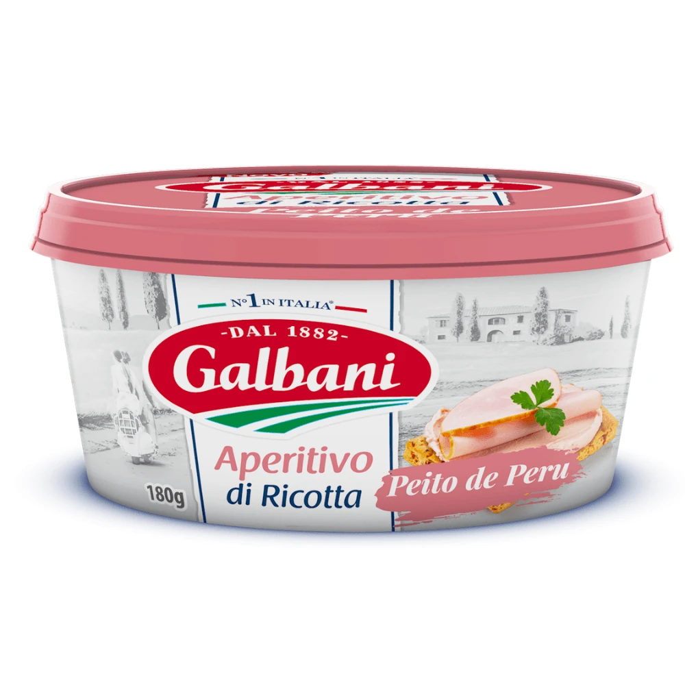 Creme Ricota Aperitivo Peito Peru Galbani Pote 180g