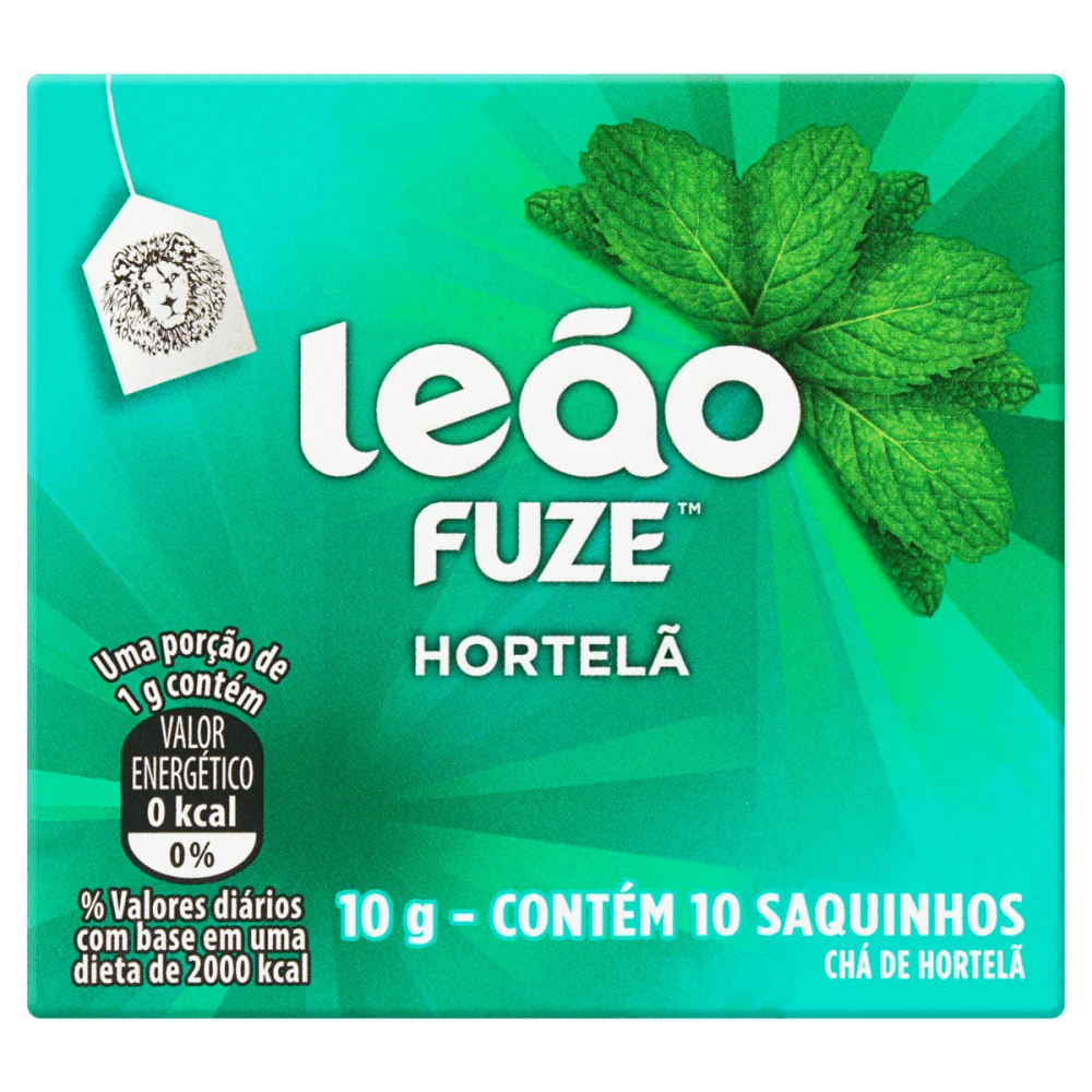 Chá Sache Fuze Hortela Leao Caixa 10g