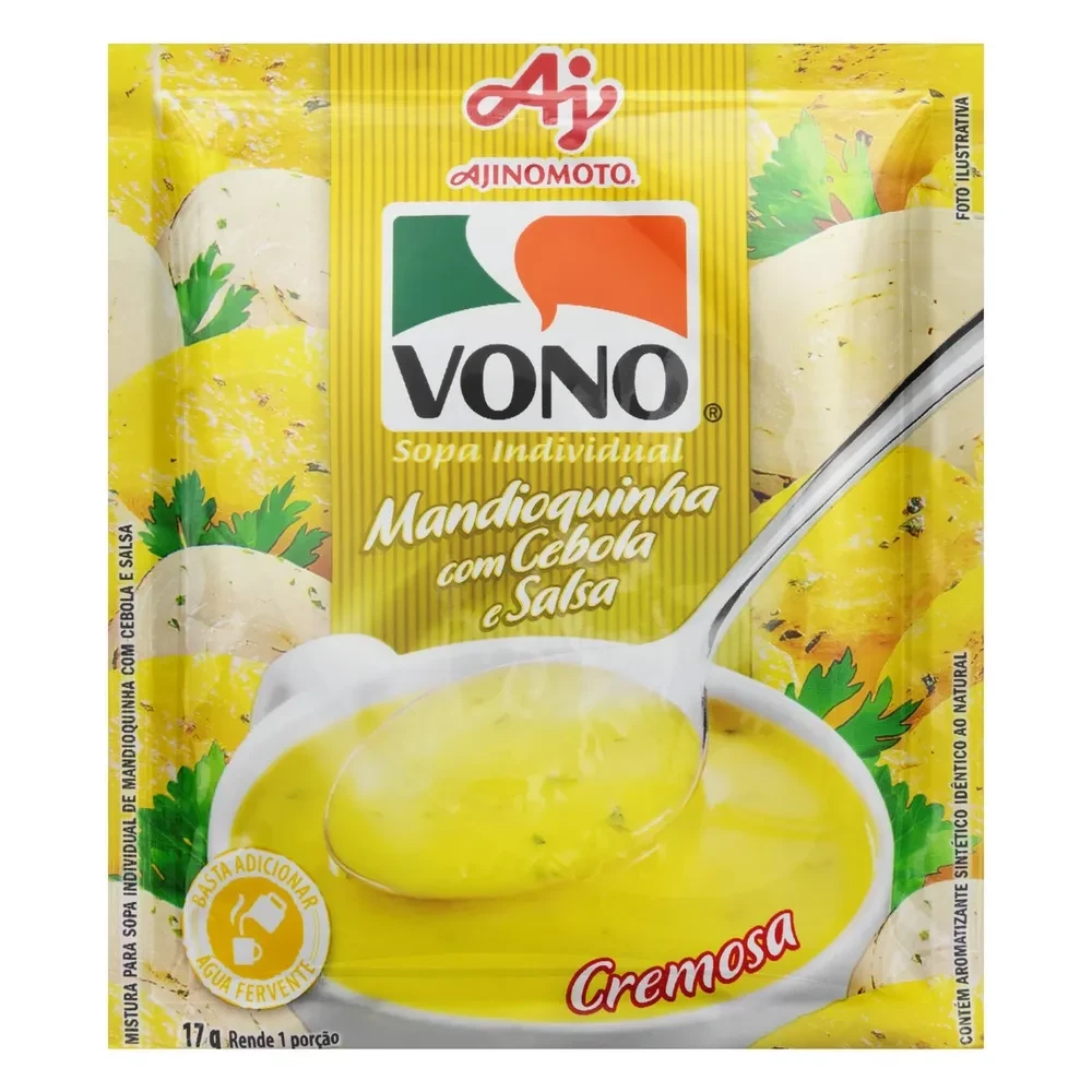 Sopa Desidratada Mandioquinha Vono Envelope 17g