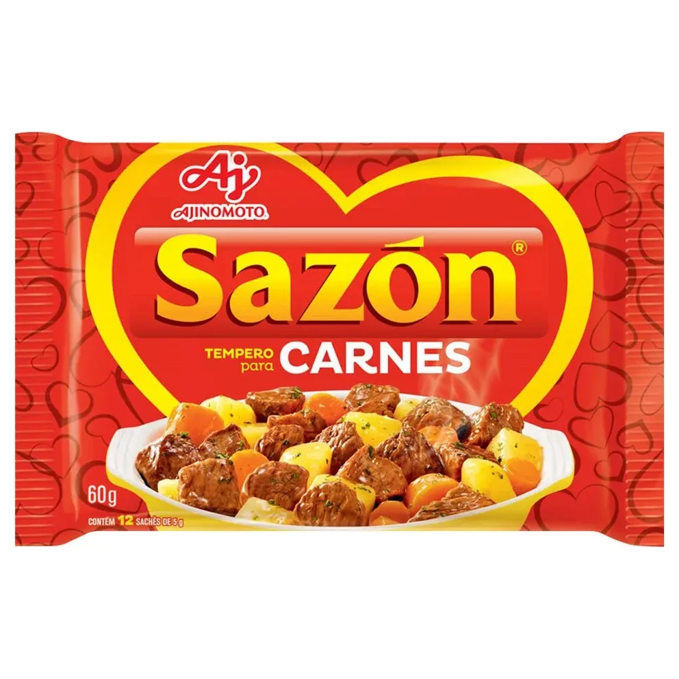 Tempero Carnes Sazon Sache 60g