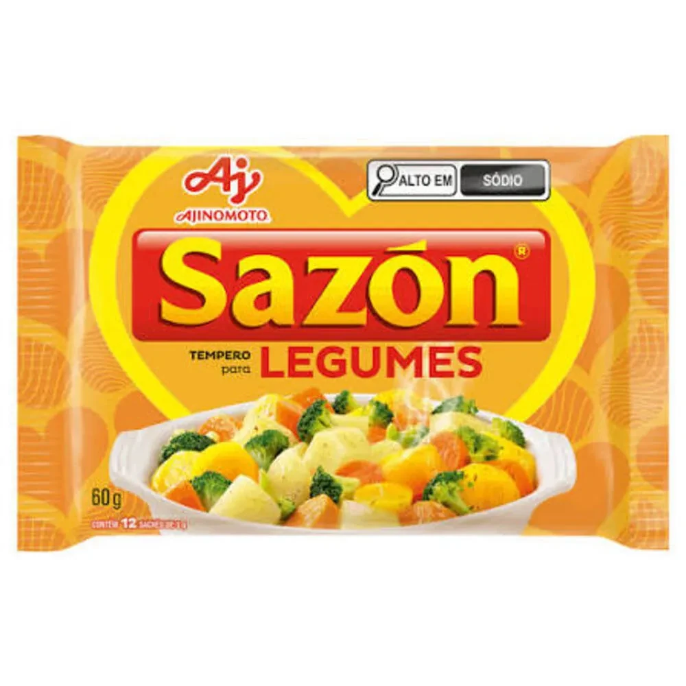 Tempero Legumes Sazon Sache 60g