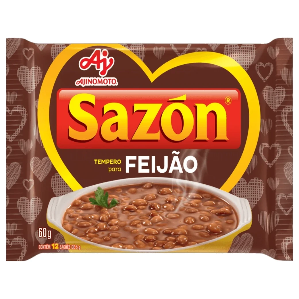 Tempero Feijão Sazon Sache 60g