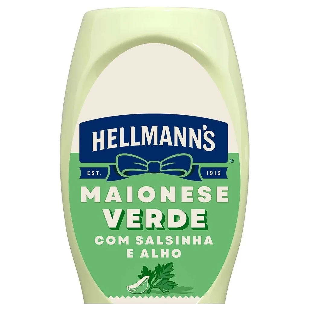 Maionese Verde Hellmanns Squeeze 335g