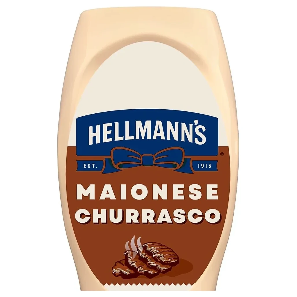 Maionese Churrasco Hellmanns Squeeze 335g
