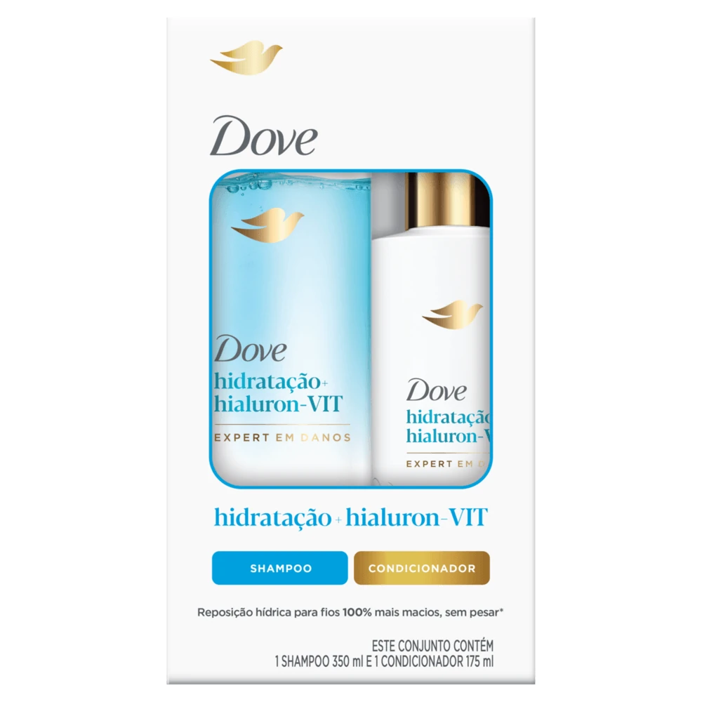 Kit Shampoo + Condicionador Dove 175ml 350ml