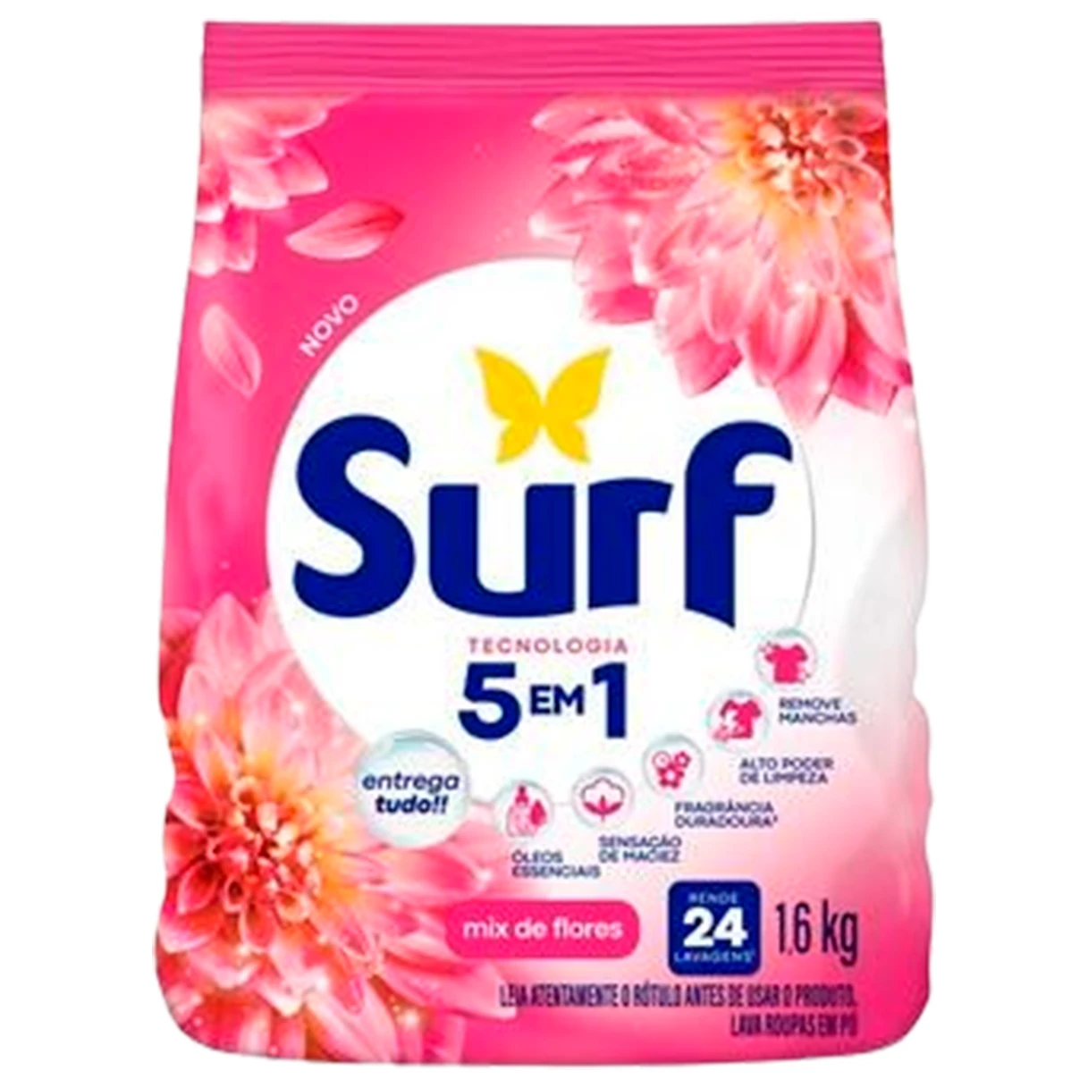 Lava Roupa Pó Explosao de Flores Surf Sache 1600g