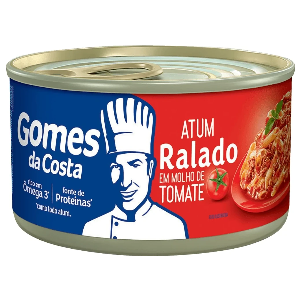 Atum Ralado Conserva Tomate Gomes da Costa Lata 140g