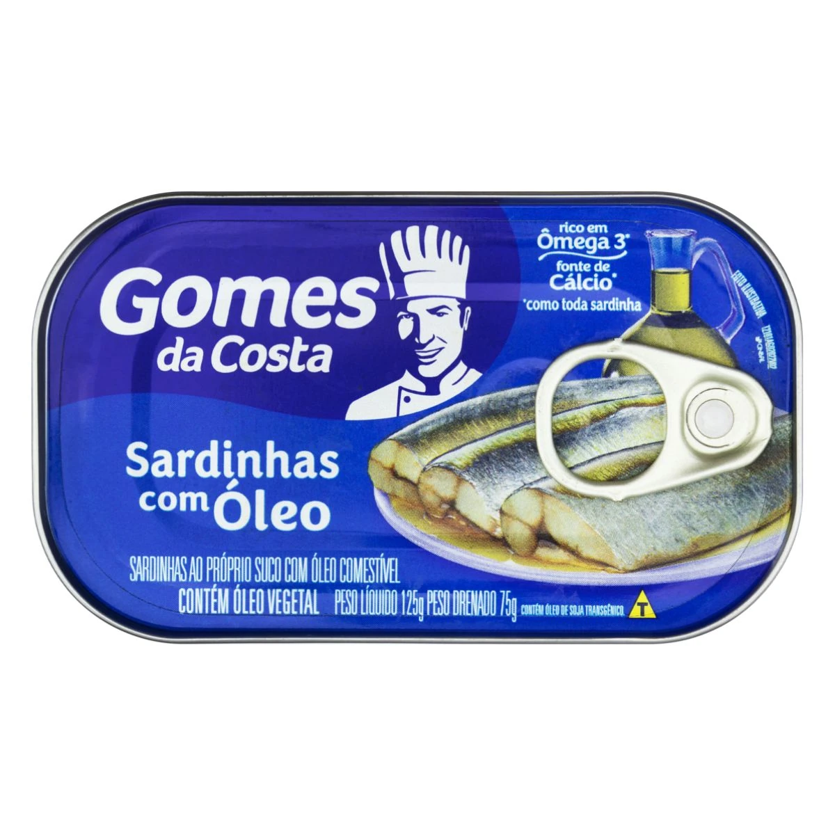 Sardinha Conserva em Óleo Gomes da Costa Lata 125g