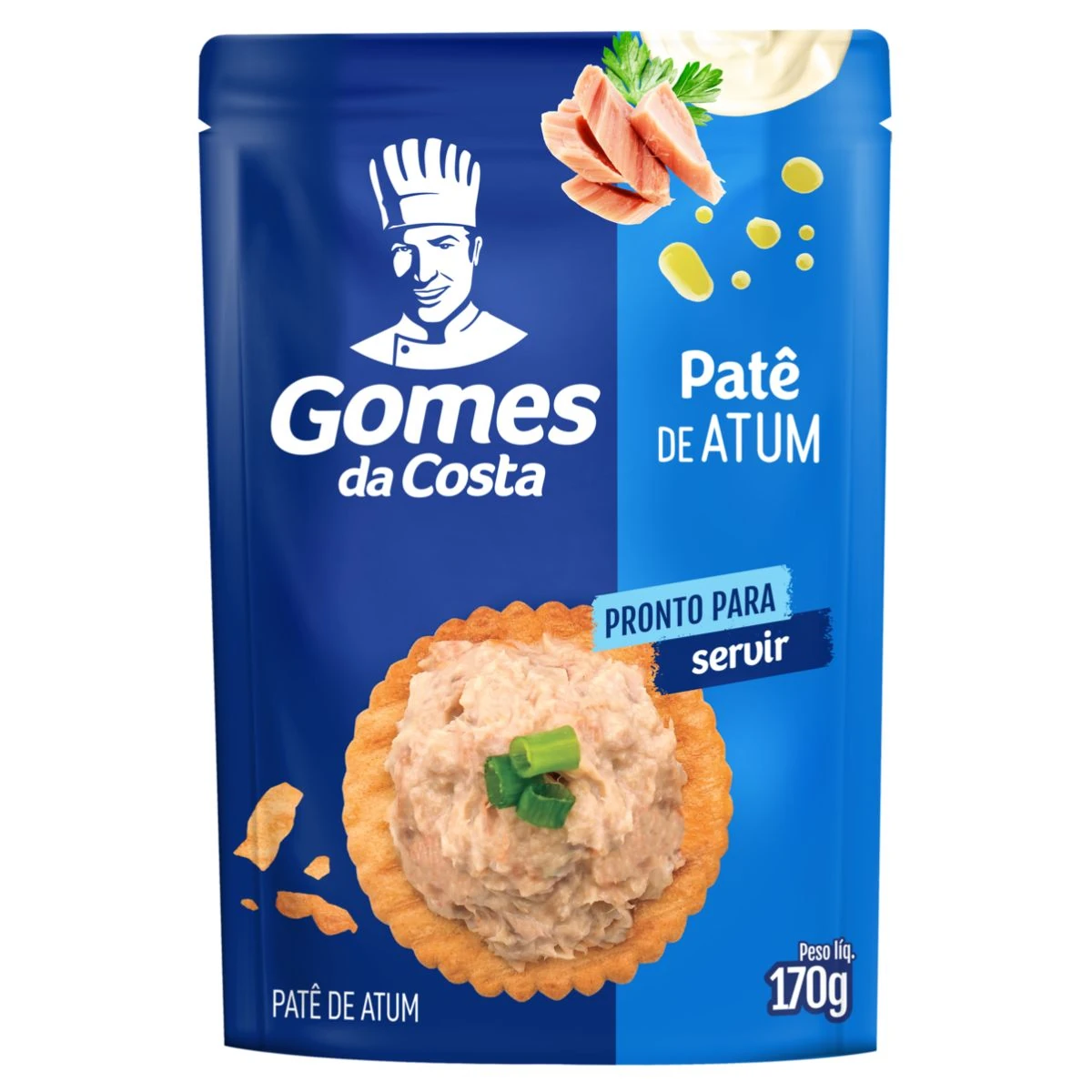 Patê Atum Conserva Tradicional Gomes da Costa Sache 170g