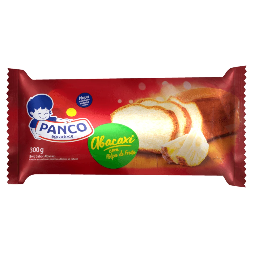 Bolo Abacaxi Panco Pacote 300g