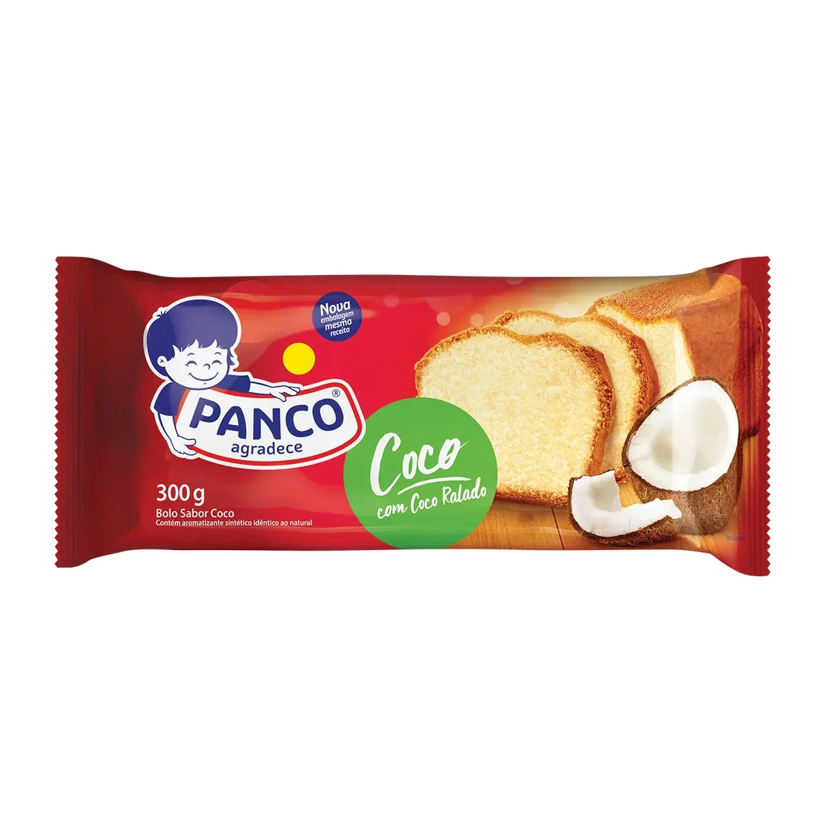 Bolo Coco Panco Pacote 300g