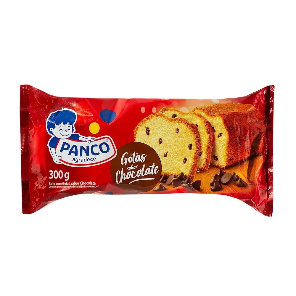Bolo Especial Gotas Chocolate Panco Pacote 300g