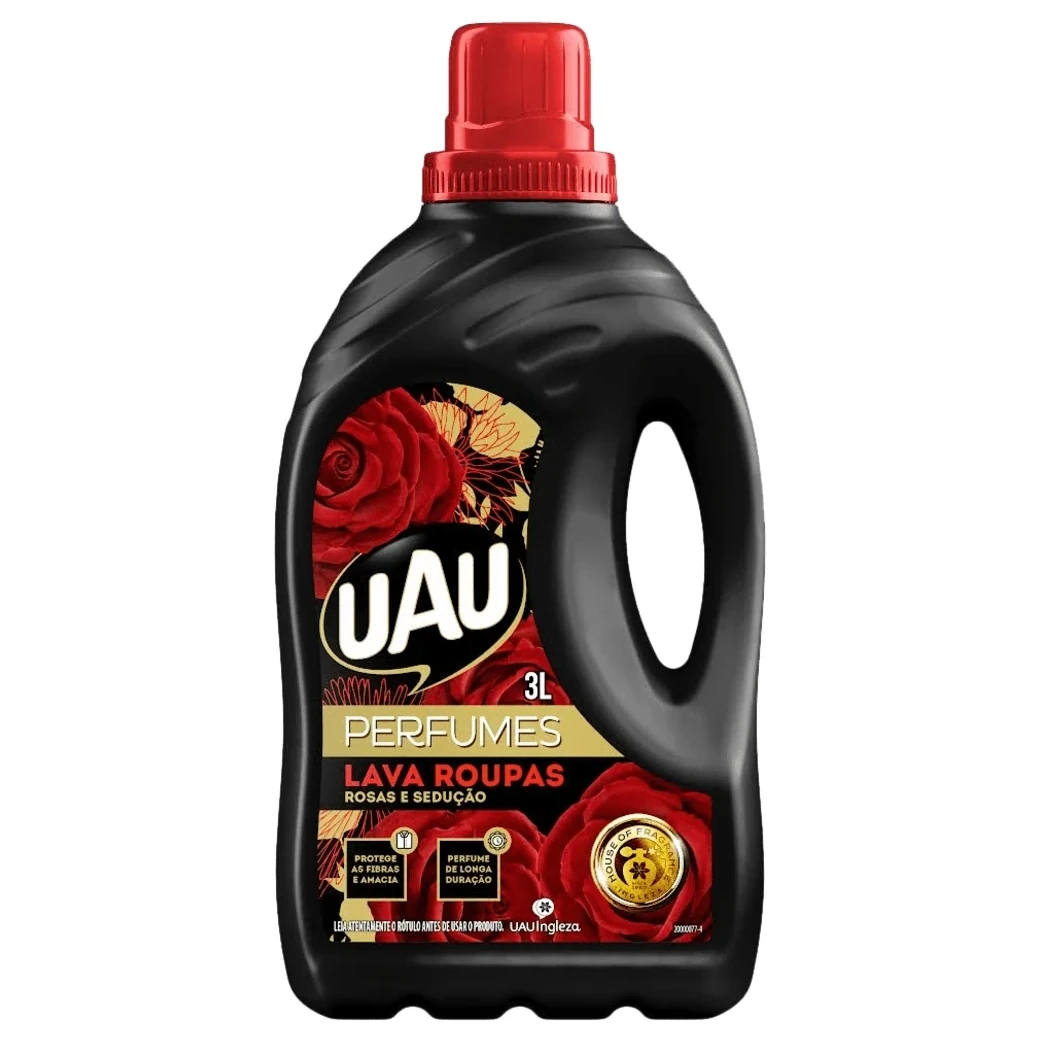 Lava Roupa Líquido Rosas & Seducao Uau Frasco 3L