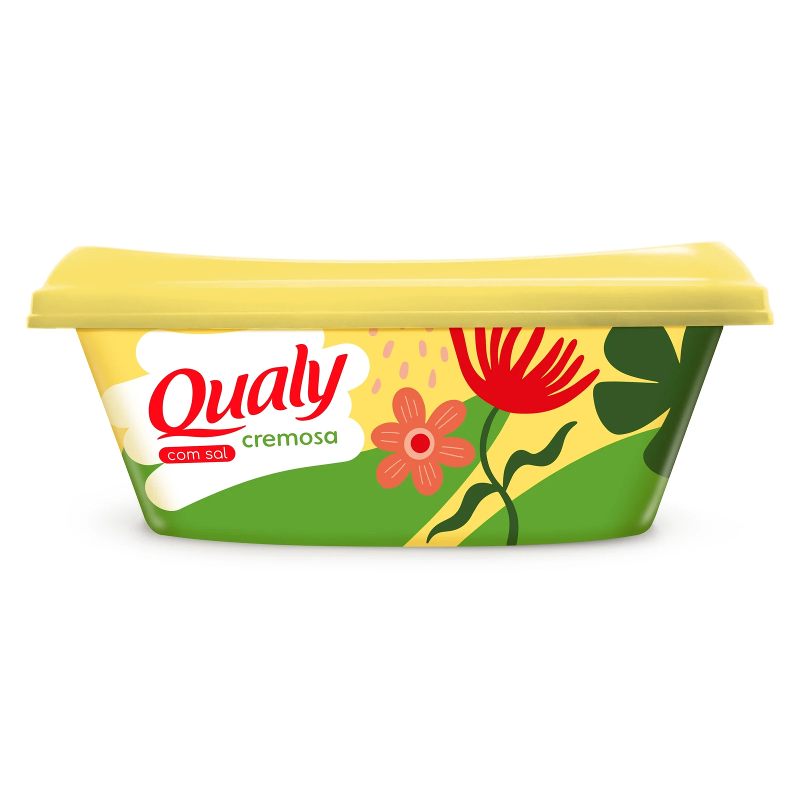 Margarina Vegetal Cremosa com Sal Qualy Pote 250g