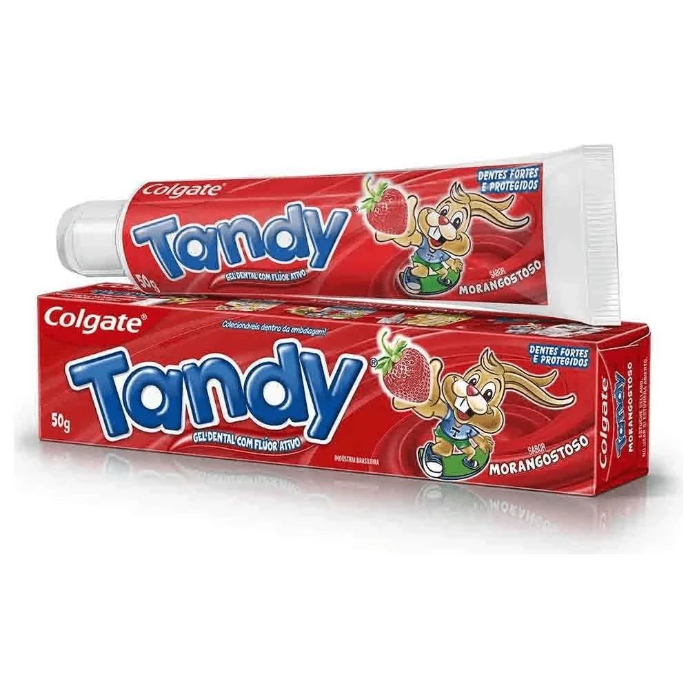 Creme Dental Infantil Morango Tandy Caixa 50g