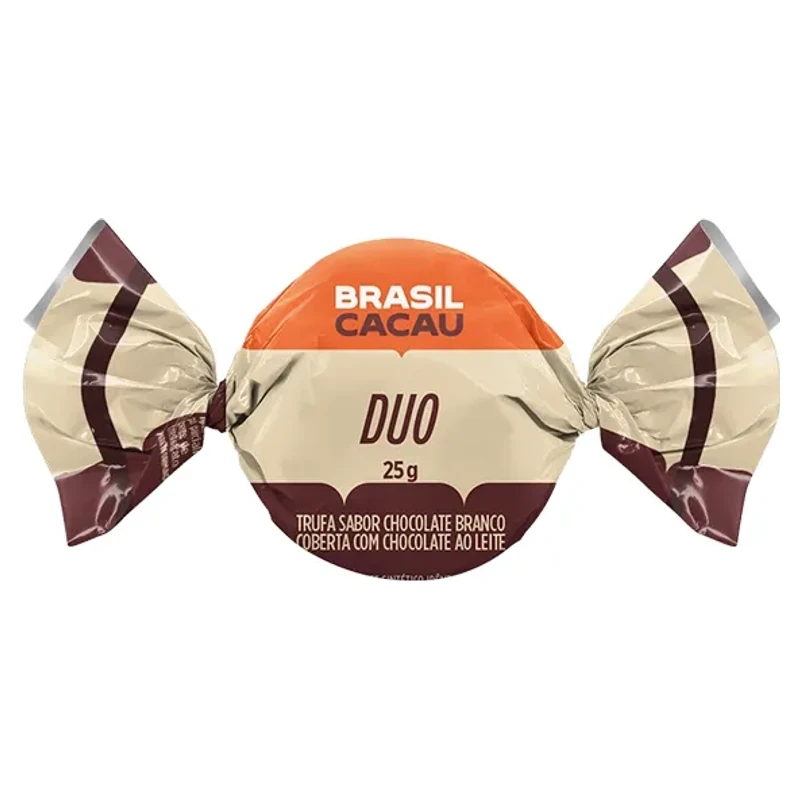 Trufa Chocolate Sortida Duo Brasil Cacau 25g