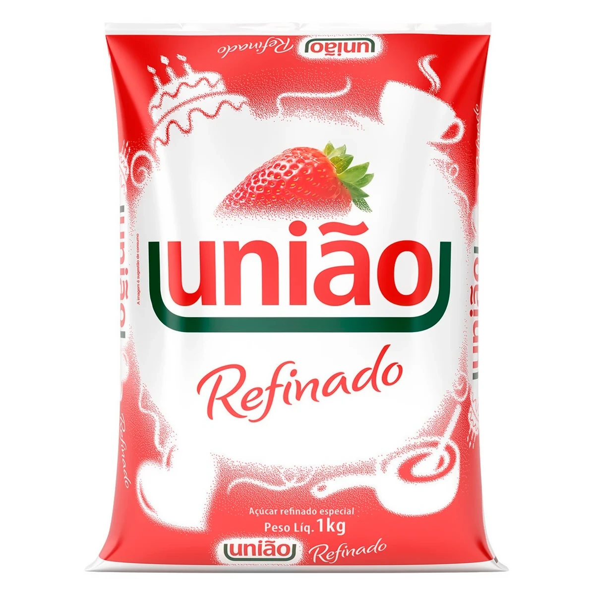 Açúcar Refinado Uniao Pacote 1kg