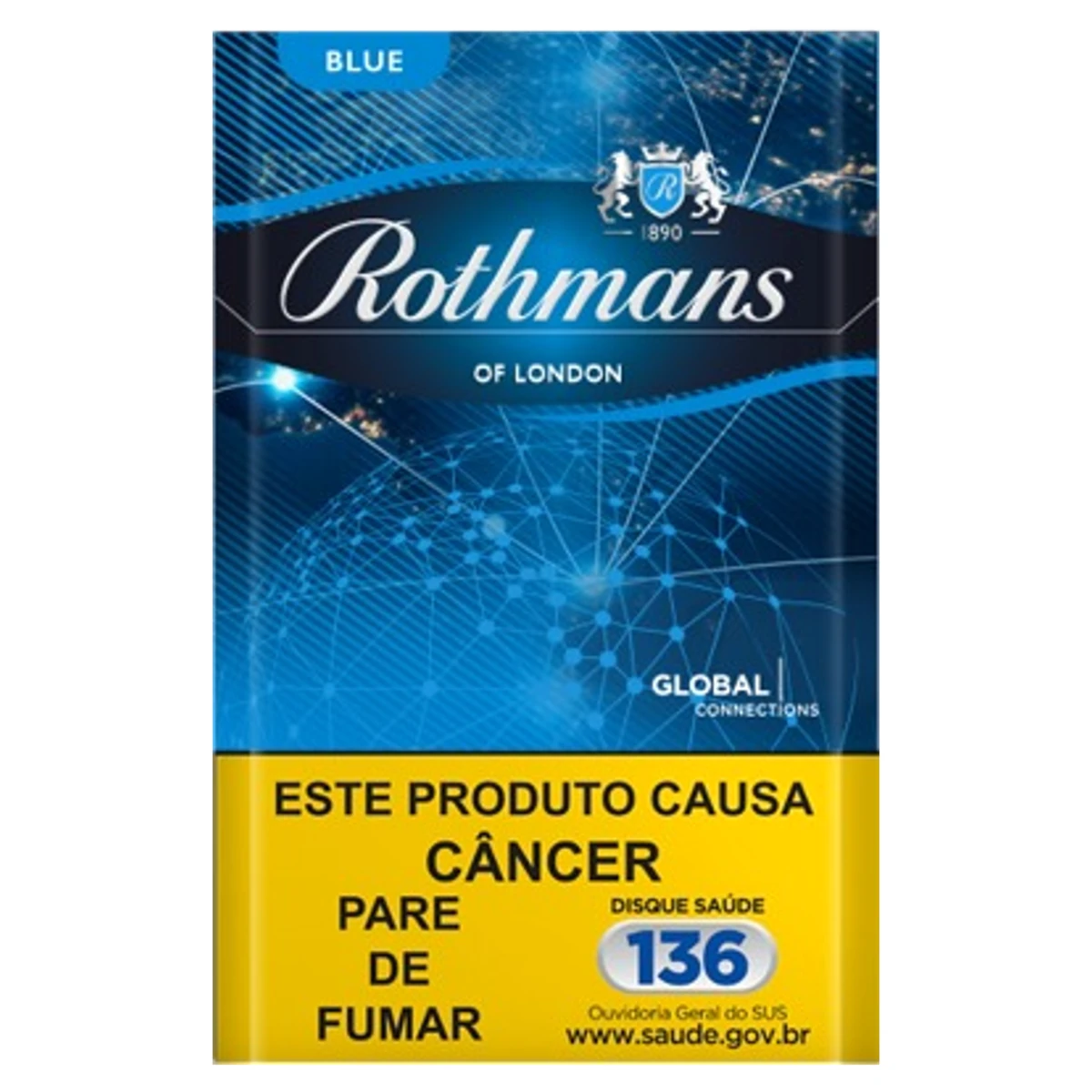 Cigarro Rothmans Global Connections Box Blue Souza Cruz 20 Unidades