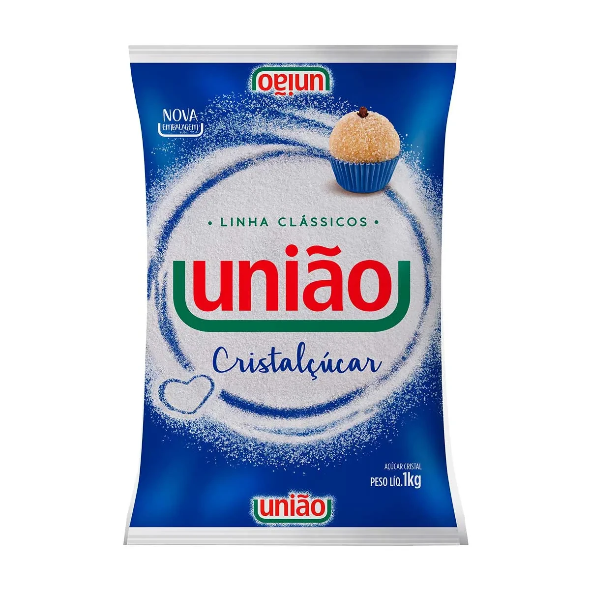 Açúcar Cristal Uniao Pacote 1kg