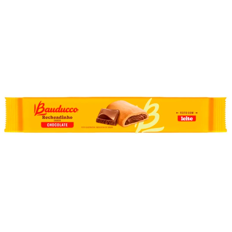 Biscoito Doce Recheadinho Chocolate Bauducco Pacote 104g