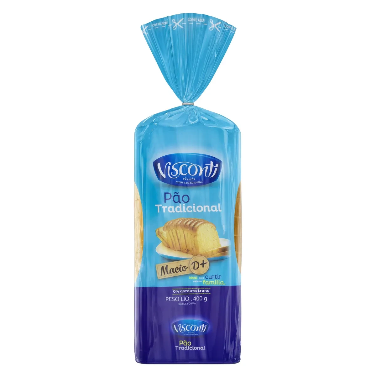 Pão Forma Tradicional Visconti Pacote 400g