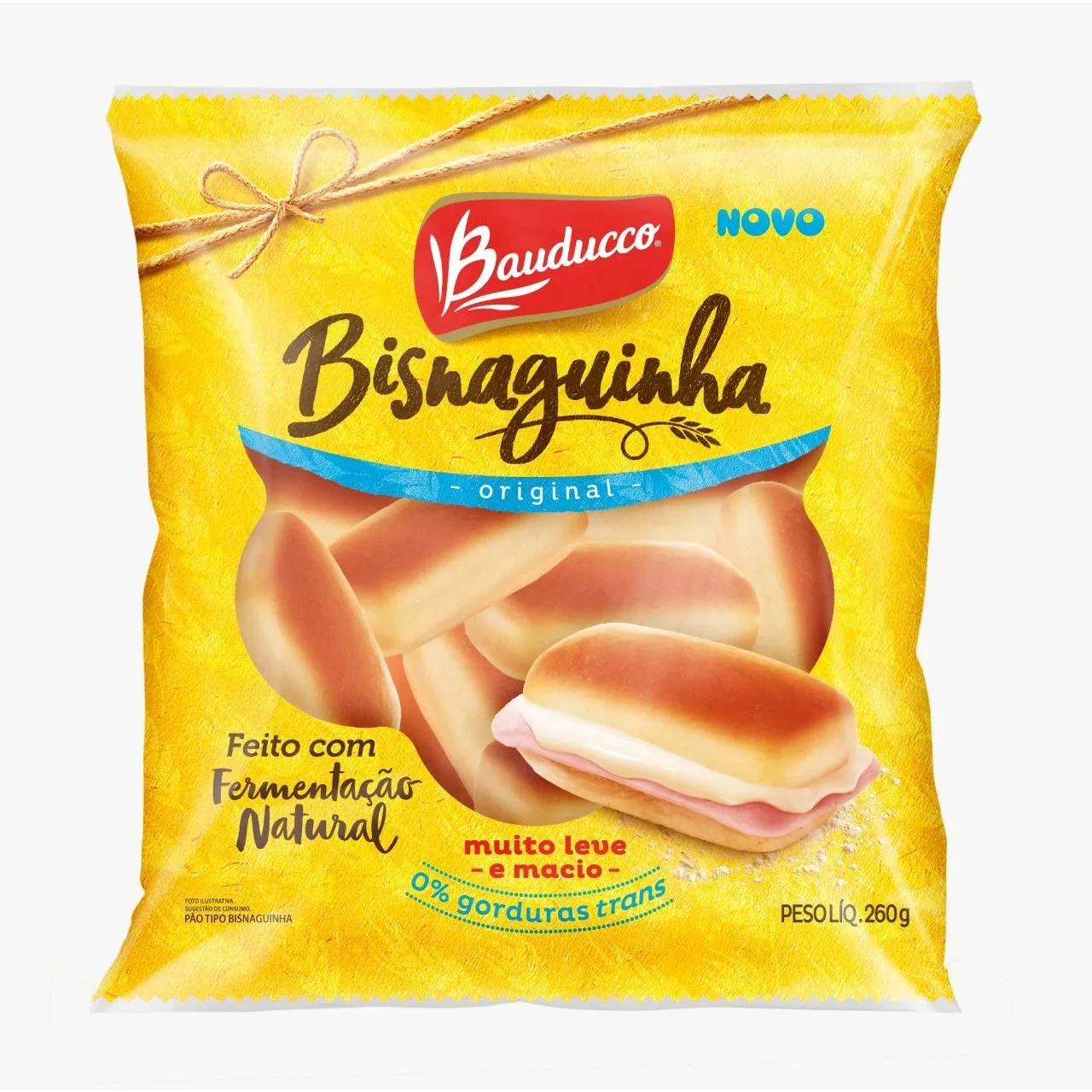 Pão Bisnaguinha Bauducco Pacote 260g