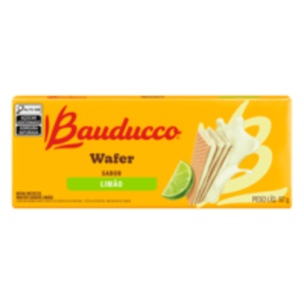 Biscoito Wafer Limão Bauducco Pacote 92g