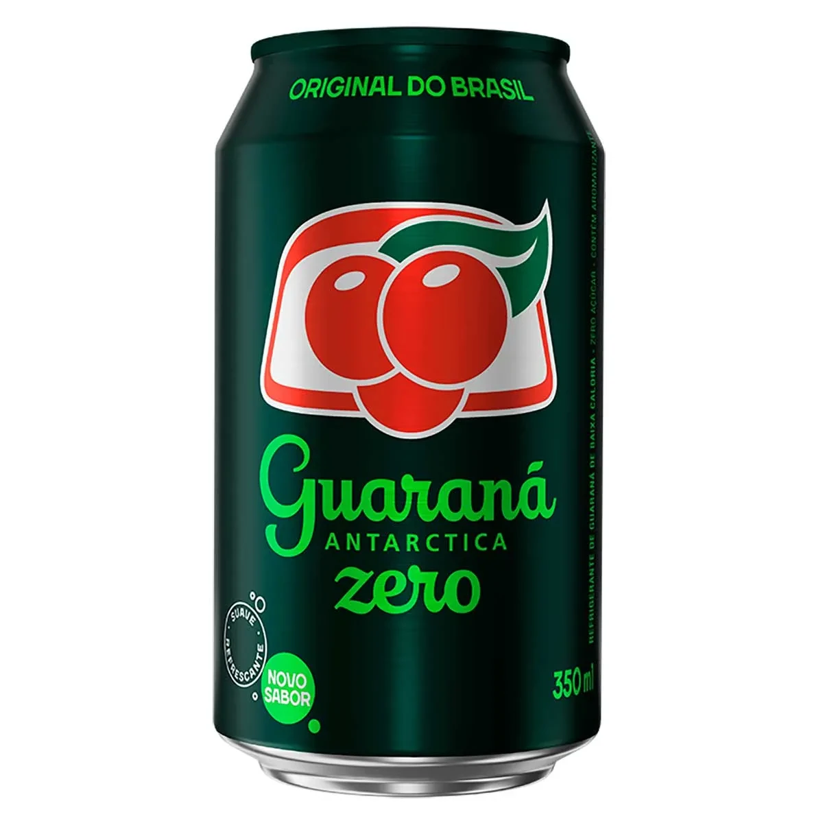 Refrigerante Guarana ZERO Antarctica Lata 350ml