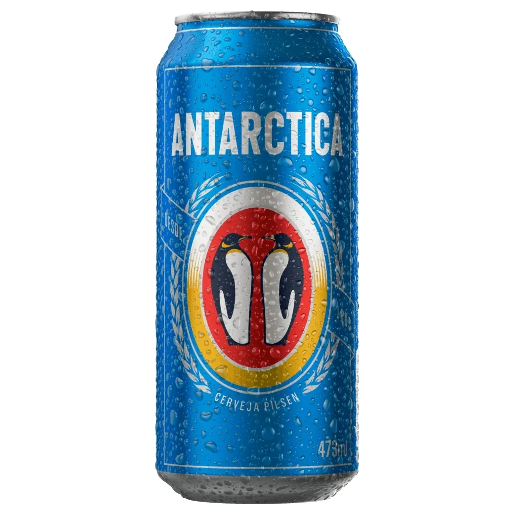 Cerveja Pilsen Antarctica Lata 473ml