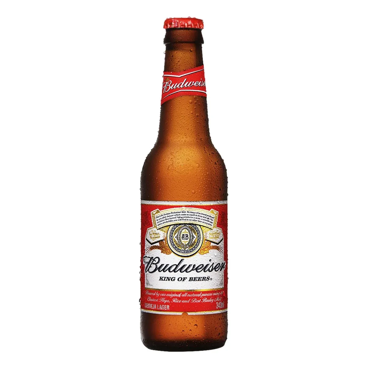 Cerveja Lager Budweiser Long Neck 330ml