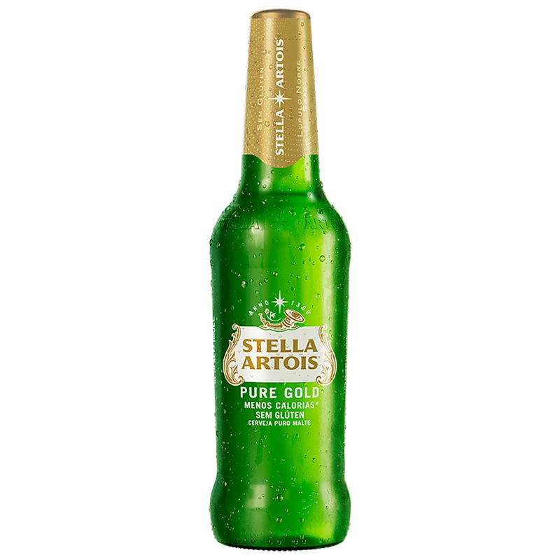 Cerveja Pure Gold Stella Artois Long Neck 330ml