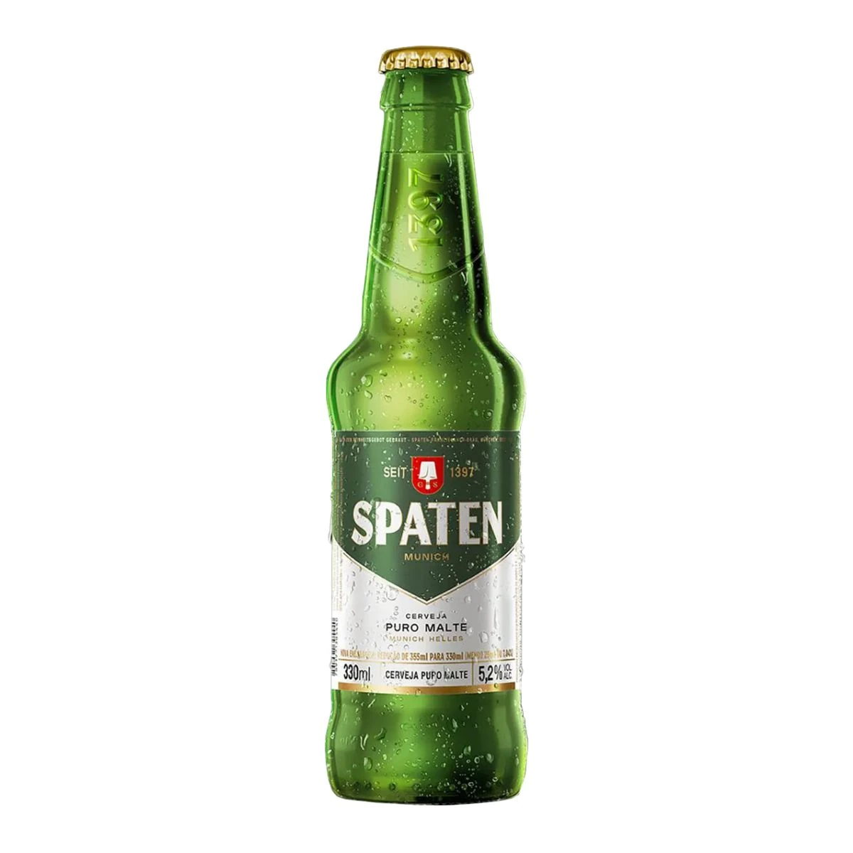 Cerveja Puro Malte Spaten Long Neck 330ml