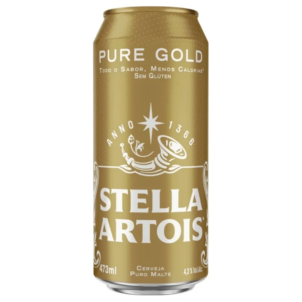 Cerveja Pure Gold Stella Artois Lata 473ml