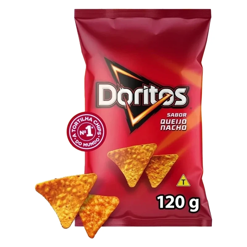 Salgadinho Milho Queijo Nacho Doritos Pacote 120g