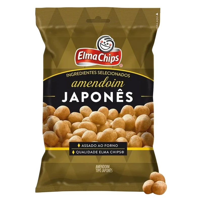Amendoim Crocante Japones Elma Chips Pacote 145g