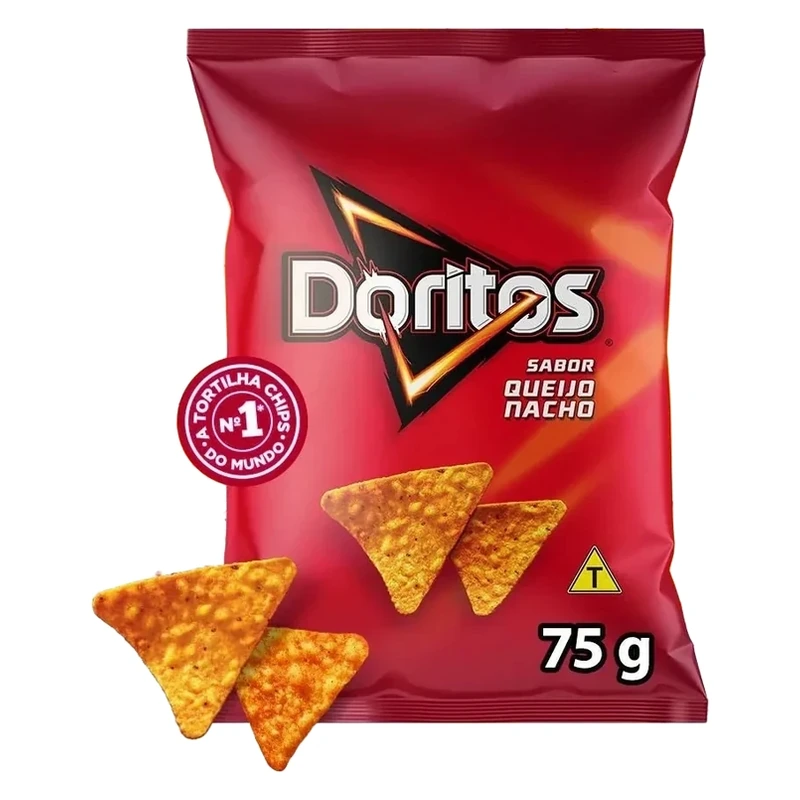 Salgadinho Milho Queijo Nacho Doritos Pacote 75g