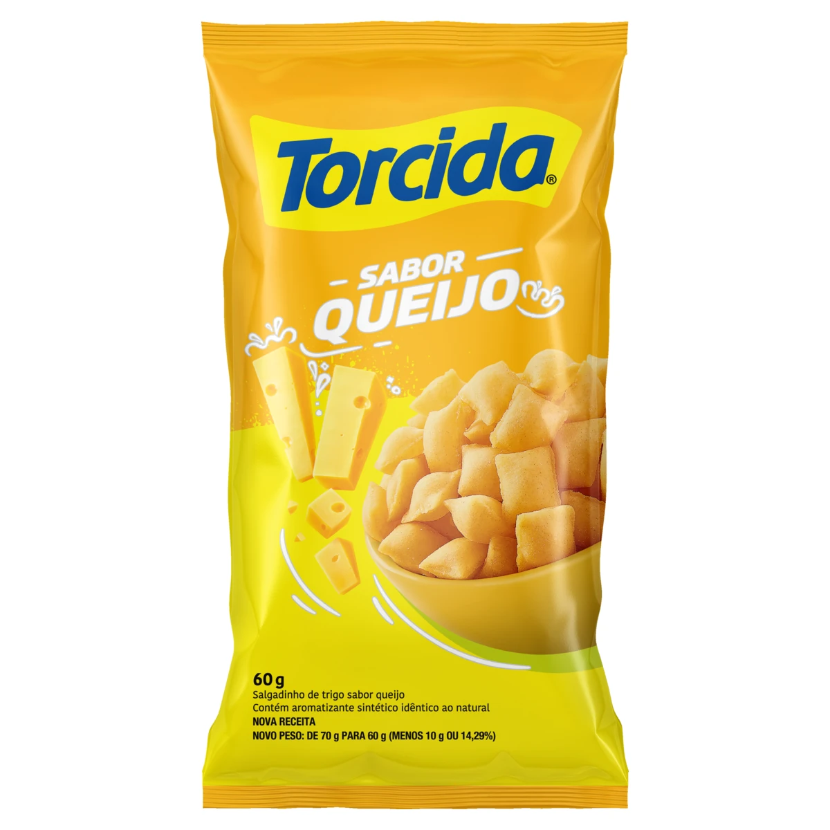 Salgadinho Trigo Queijo Torcida Pacote 60g