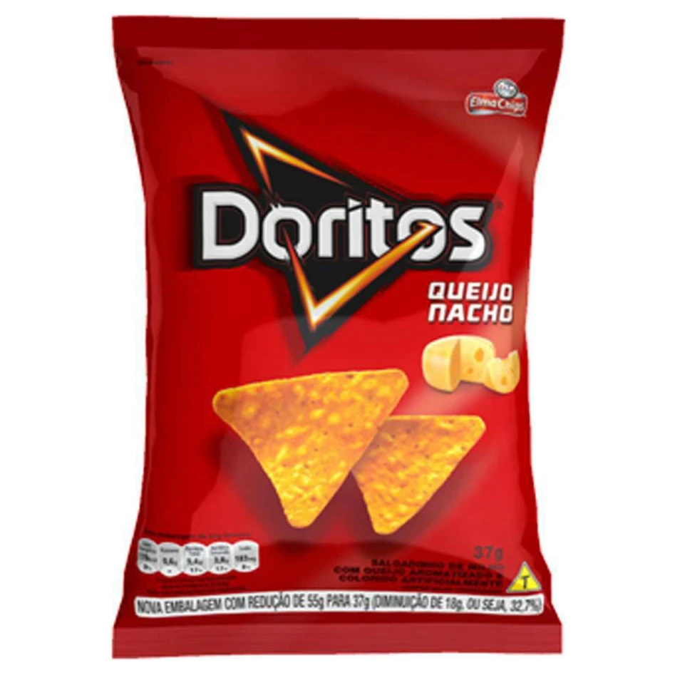 Salgadinho Milho Queijo Nacho Doritos Pacote 37g