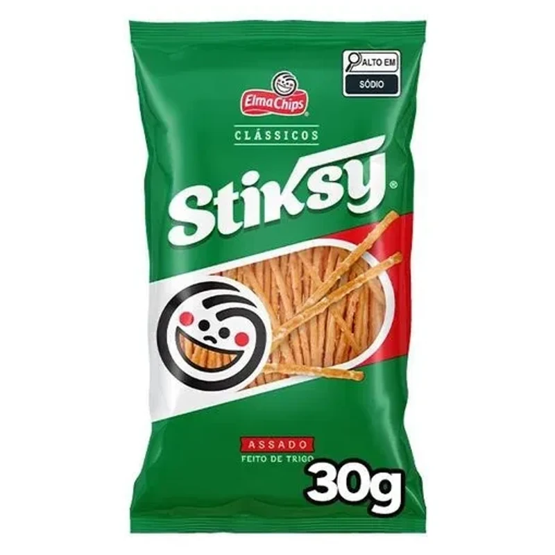 Salgadinho Trigo Palito Stiksy Pacote 30g