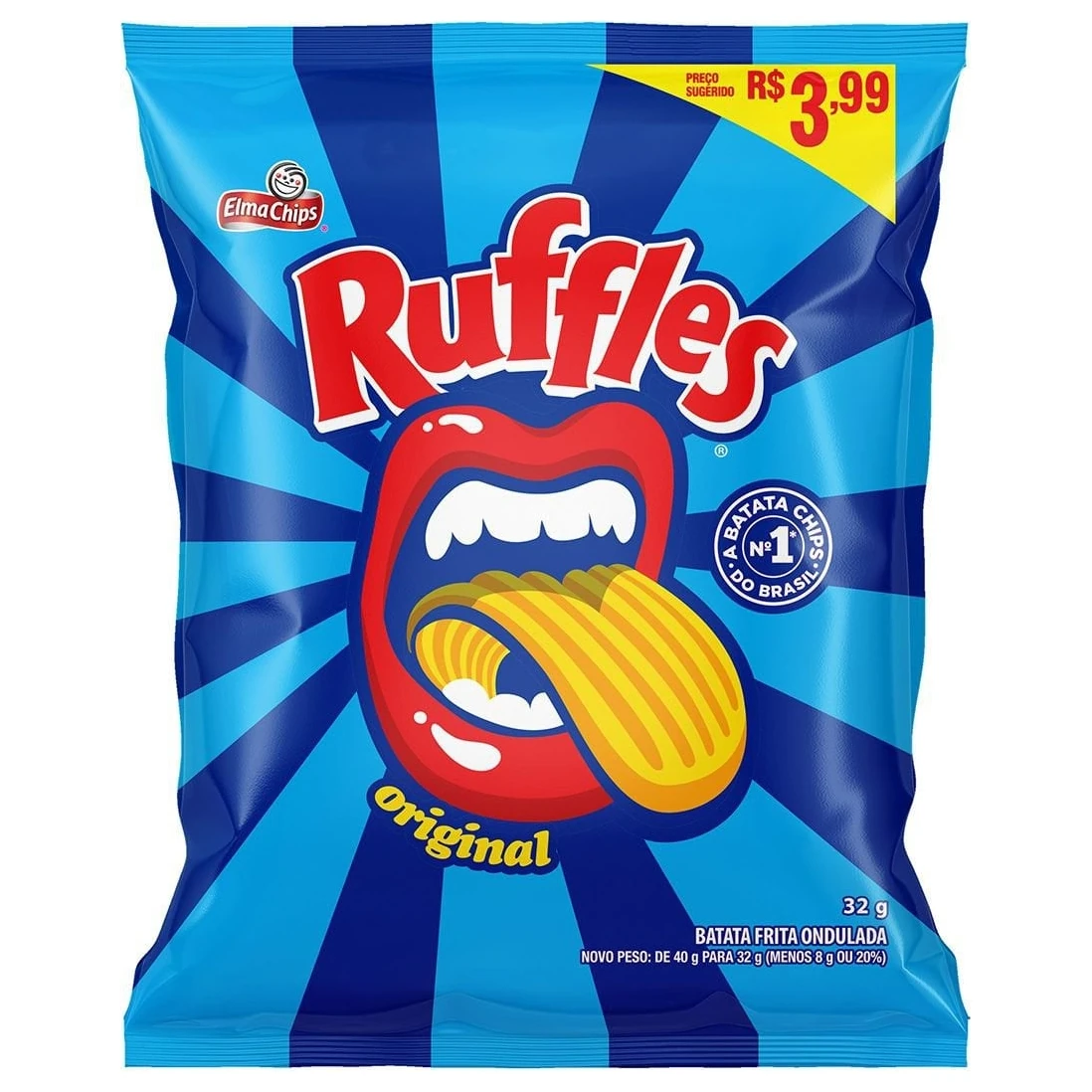 Batata Frita Original Ruffles Pacote 32g
